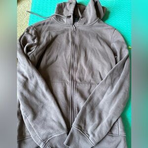 Athletic Works Heather purple brown Zip-Up Hoodie